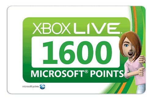 1600 Microsoft Points - Xbox Live USA