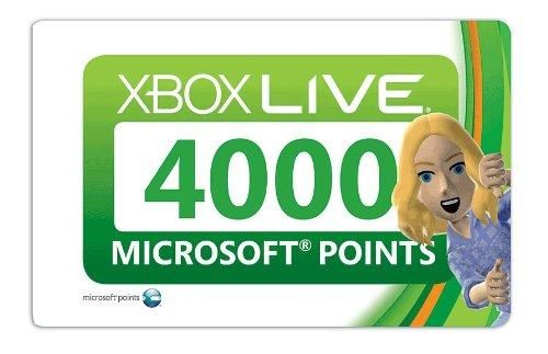 4000 Microsoft Points - Xbox Live USA