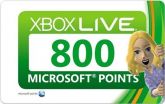 800 Microsoft Points - Xbox Live USA
